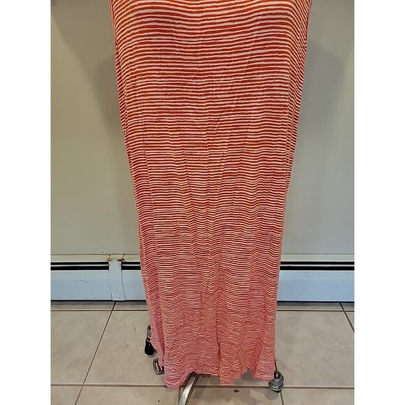 Philosophy Orange Striped Sleeveless Fitted Dress Women's Size 3X - Picture 4 of 9